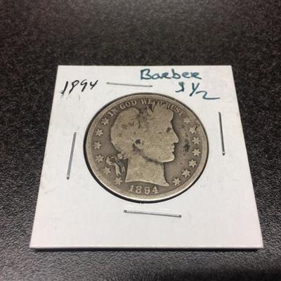 1894 Barber Half Dollar
