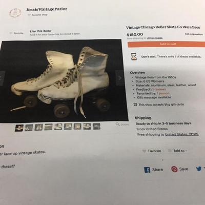 Vintage Chicago Roller Skate Co. (Ware Bros.)