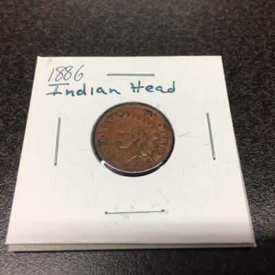 1886 Indian Head Penny
