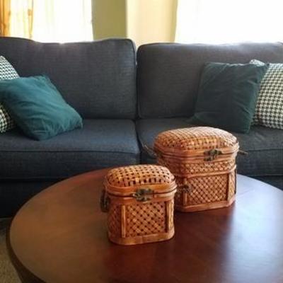 Contemporary Couch and Coffee Table