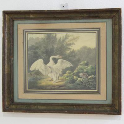 Lot 481: Landscape with Goose & Dog 