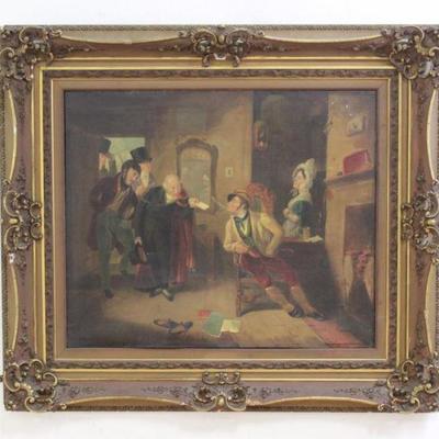 Lot 515: Erskine Nicol, Interior Scene 
