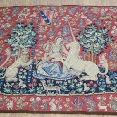 Lot 188: French Tapestry, "La Vue" 