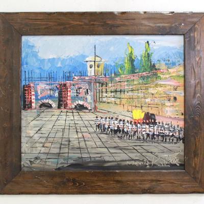 Lot 474: Morris Katz, Wailing Wall 