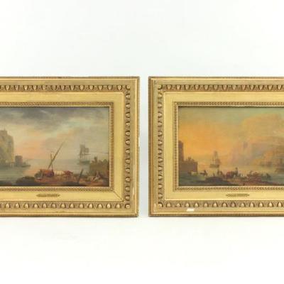 Lot 512: After Claude Joseph Vernet, 2 Works 
