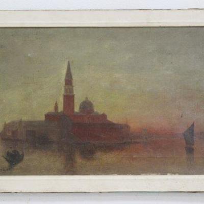 Lot 495: William Birdsall Gifford, Venetian Scene 