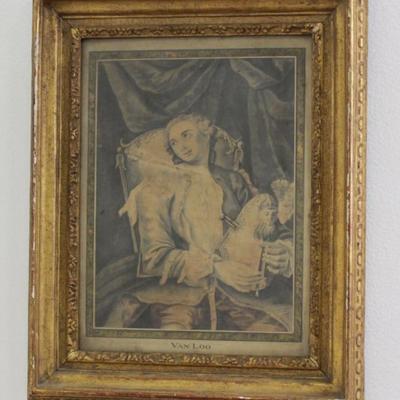 Lot 483: Attr. to Charles Andre Van Loo, Musician 