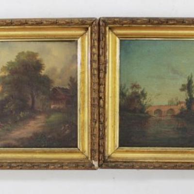 Lot 450: Pair Landscapes 