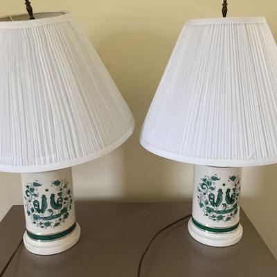 Matching Lamps.