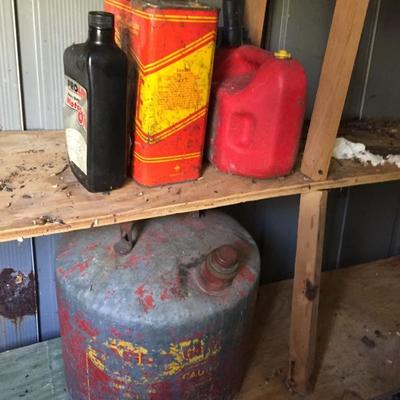 Oil Cans.