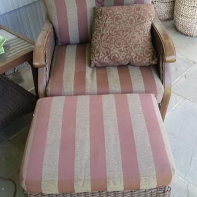 Armchair and ottoman $139 each set (2 sets available) 