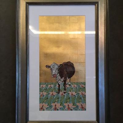 Original Art with 24k Gold Leaf from Xima Lee Hulings 