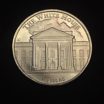 1oz Silver Donald Trump round