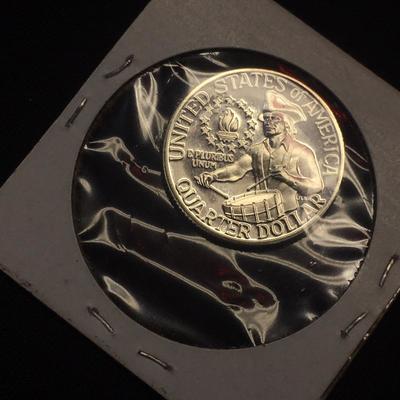 Bicentennial 40% silver quarter