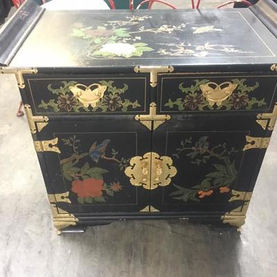 Black lacquer cabinet