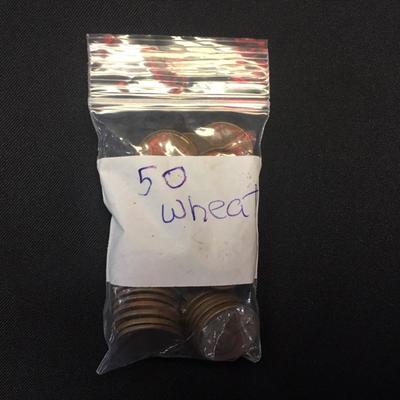 Bag of 50 Wheat Pennies