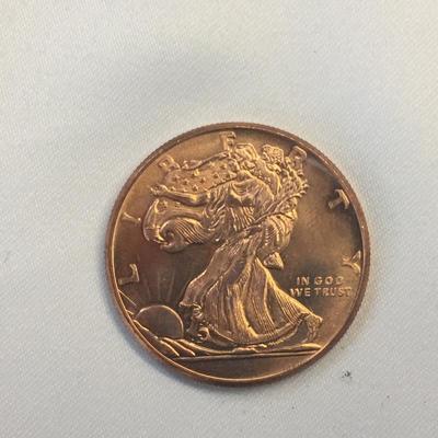 1oz Eagle Copper Round