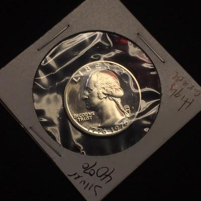 Bicentennial 40% silver quarter