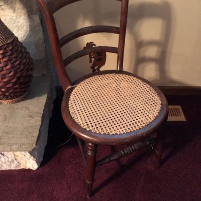  Family Heritage Estate Sales, LLC. New Jersey Estate Sales/ Pennsylvania Estate Sales. Antique Cane Bottom Chair.