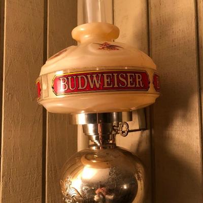  Family Heritage Estate Sales, LLC. New Jersey Estate Sales/ Pennsylvania Estate Sales. Budweiser Oil Lamp.