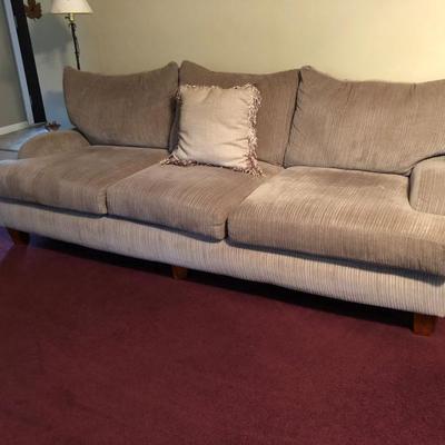  Family Heritage Estate Sales, LLC. New Jersey Estate Sales/ Pennsylvania Estate Sales. Grey Couch.