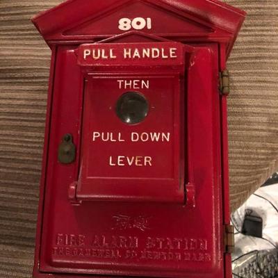  Family Heritage Estate Sales, LLC. New Jersey Estate Sales/ Pennsylvania Estate Sales. Vintage Fire Alarm. 