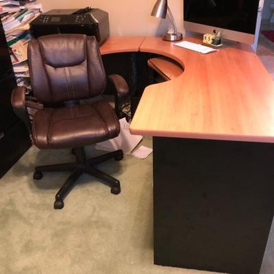  Family Heritage Estate Sales, LLC. New Jersey Estate Sales/ Pennsylvania Estate Sales. L- Shape Desk. Swivel Desk Chair. Mac Computer....