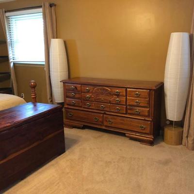  Family Heritage Estate Sales, LLC. New Jersey Estate Sales/ Pennsylvania Estate Sales. Wood Dresser. Floor Lamps.