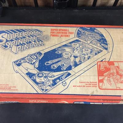 Superman Spinball Pinball Game by Mattel