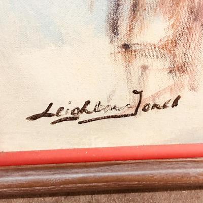 Leighton Jones Clown Painting