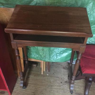 Selection of Wooden Chairs and small pieces of furniture.