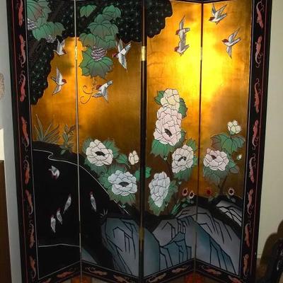 Four Panel Screen or Room Divider.