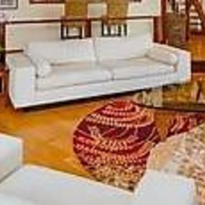 4 piece Lounge Set - 2 Sofa w 1 Chair & Ottoman