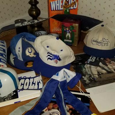 Colts Football memorabilia
