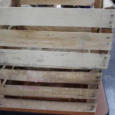 2 Wood Crates