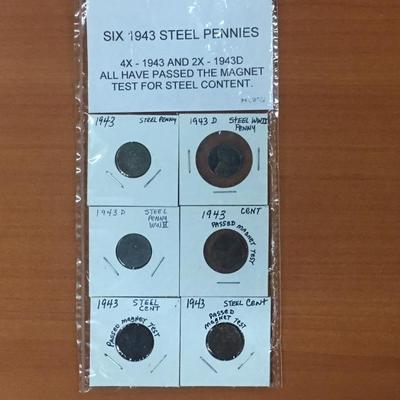 1943 Steel Pennies