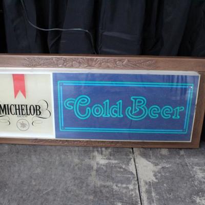 Michelob Cold Beer Sign