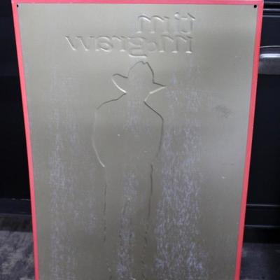 2 Metal Signs
