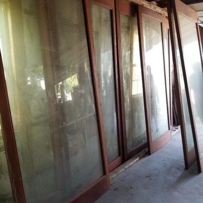 8 architectual windows--6 are curved glass!