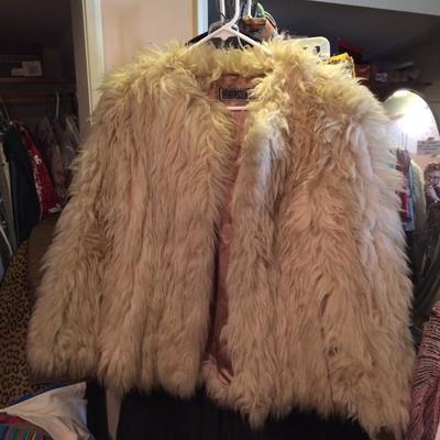 Fur sheepskin jacket.