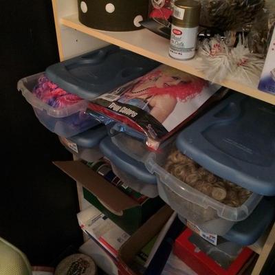 Wigs and costumes.