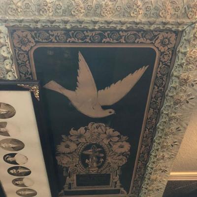 Victorian Death Memorial Plaque 