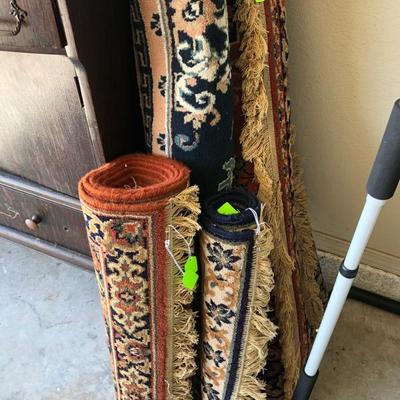 Assortment of area Rugs 