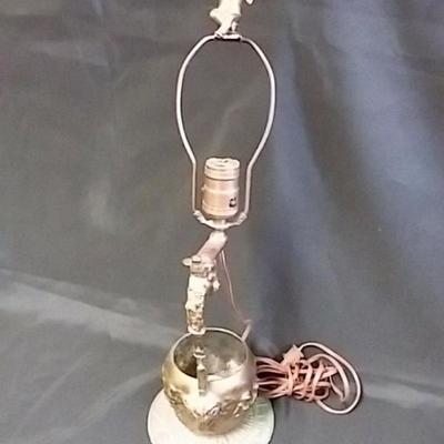 Brass Art Deco Lamp