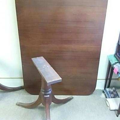 Two Pedestal Dining Room Table