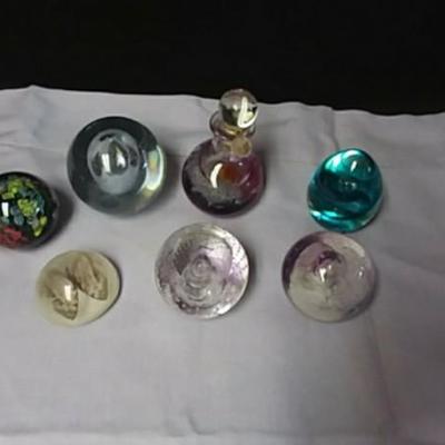 Glass Paperweights