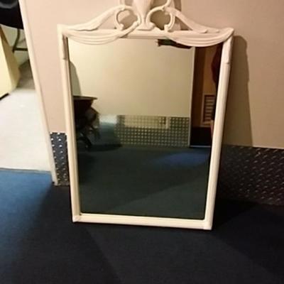 White Painted Mirror