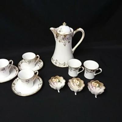 Hand Painted Nippon Coffee China