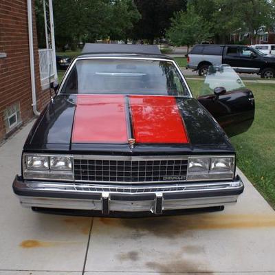 1983 Chevrolet El Camino SS Black Widow 