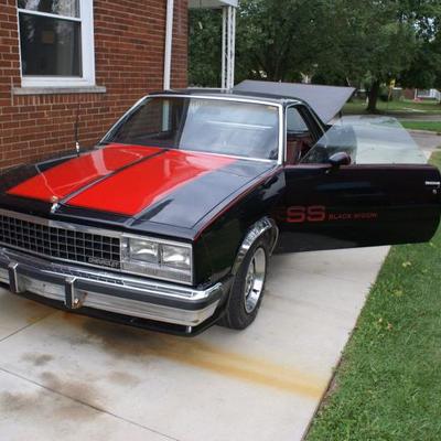1983 Chevrolet El Camino SS Black Widow 
